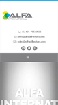 Mobile Screenshot of alfaadhesives.com